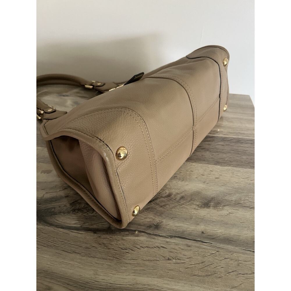 Michael Michael Kors Large Hudson Hobo Shoulder Bag Brown Leather Tote - Picture 11 of 15